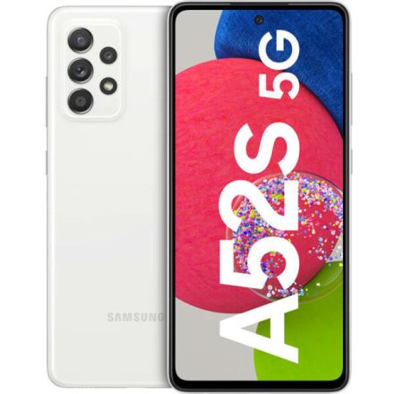 Samsung Galaxy A52s 5G 128GB 6GB RAM Dual (A528B) - fehér