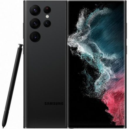 Samsung Galaxy S22 Ultra 5G 256GB 12GB RAM Dual (SM-S908B) - fekete